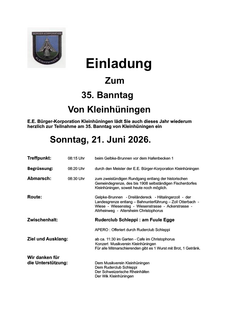 Banntag 2026
